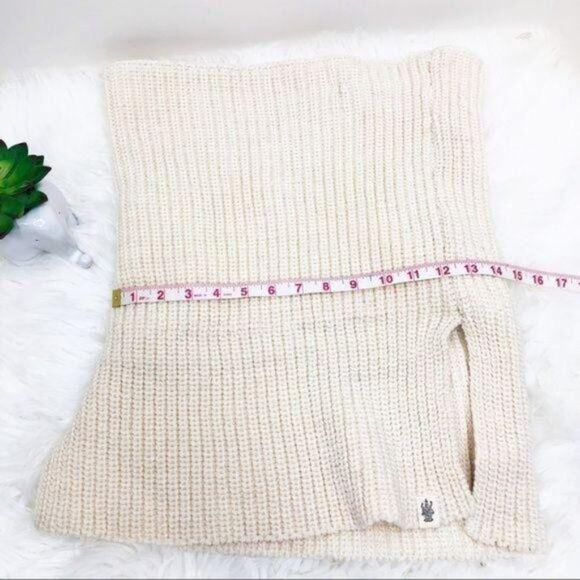 Nirvana Designs Rib Neck Warmer Handmade Merino Wool Knit Ivory from Nepal NWT - Picture 6 of 11